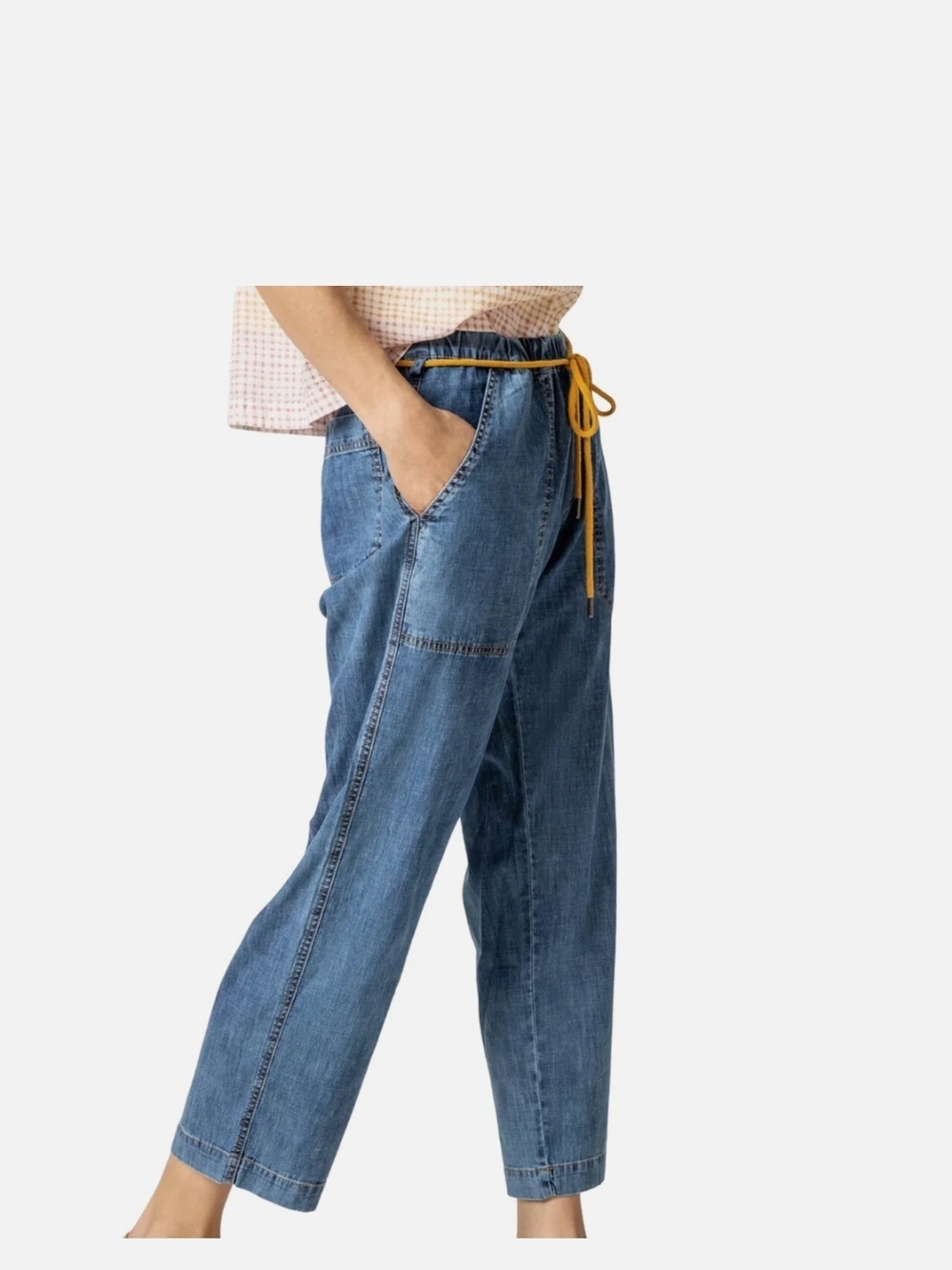 NWoT Lilla P Relaxed Denim Pants Jeans xs - Picture 3 of 11